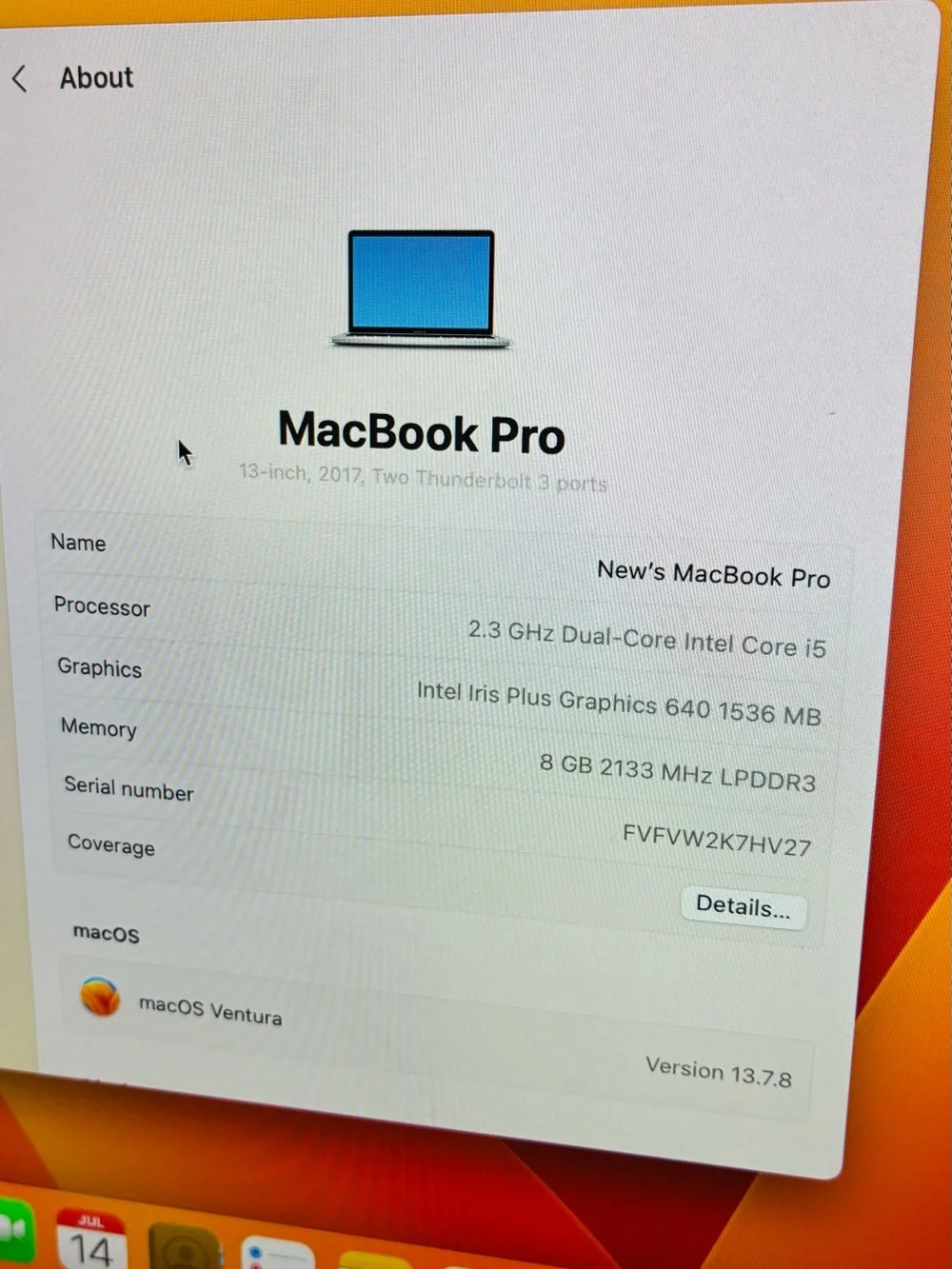 Apple MacBook Pro Silver with Black Keyboard